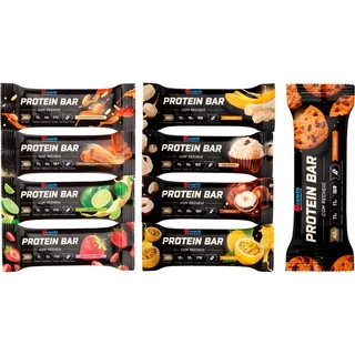 Barra de Proteína Growth Bar com Recheio - 12un x 40g cada (480g) - Growth Supplements (Barrinha de Proteína Growth)