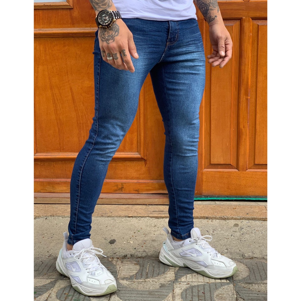 Super Skinny Jeans Com Elastano Modelo Lançamento 2024