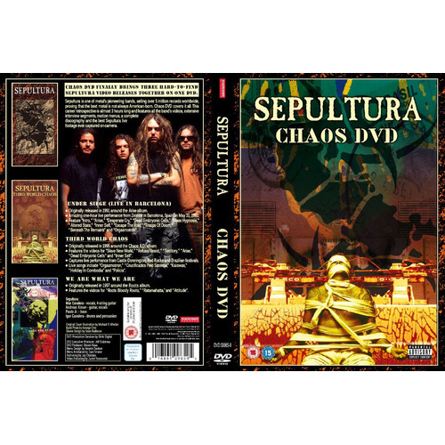 Sepultura - Chaos Dvd (2002) | Shopee Brasil