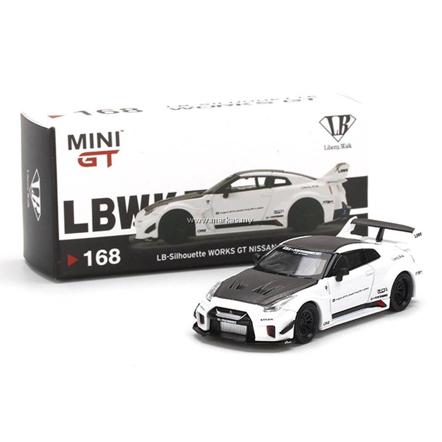 Mini Gt #168 Nissan 35gt-rr Lb-silhouette Works White 1/64