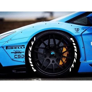 Adesivo de pneu Pirelli + Pirelli