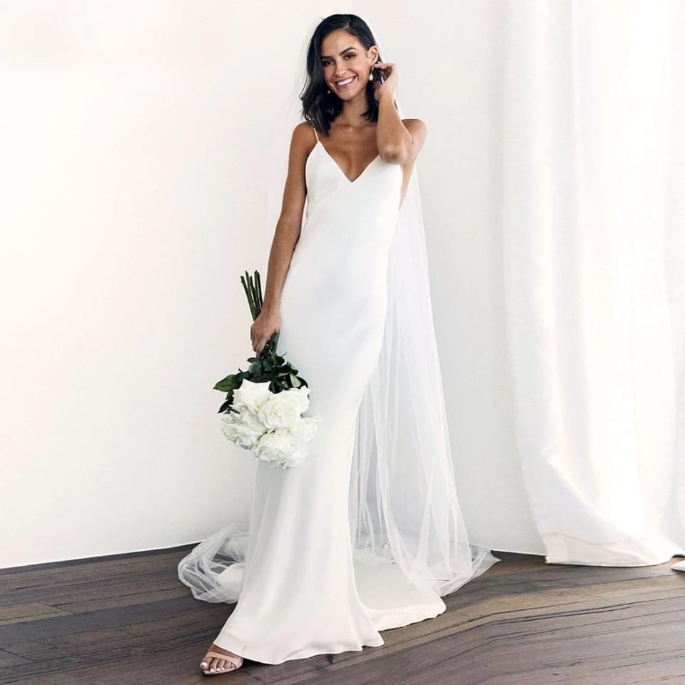 Vestido 2024 simples casamento