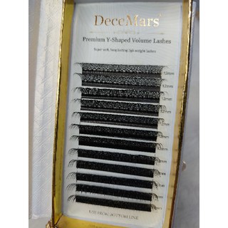CÍLIOS DECEMARS Y VOLUME BRASILEIRO 12mm 0.07 CURVATURA D 1 ESTOJO(ENVIO RÁPIDO)