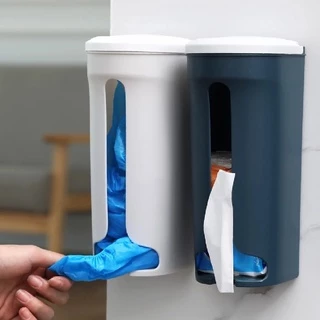 Dispenser Puxa Saco Suporte com Adesivo Sem furos