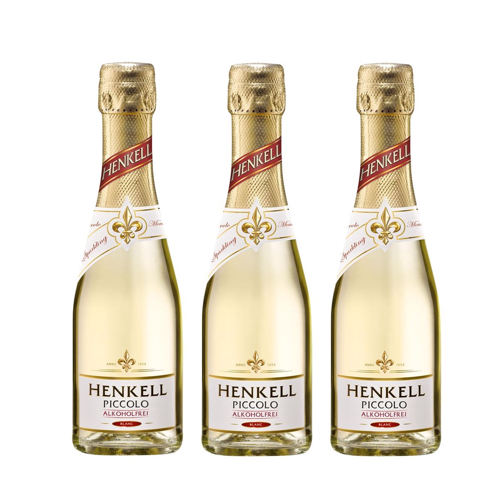 Kit 03 Unidades Mini Espumante Sem Álcool Doce Henkell 200ml | Shopee ...