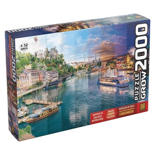 Quebra-Cabeça Puzzle Dubrovnik 2000 Peças – Grow 03610 - Papelaria