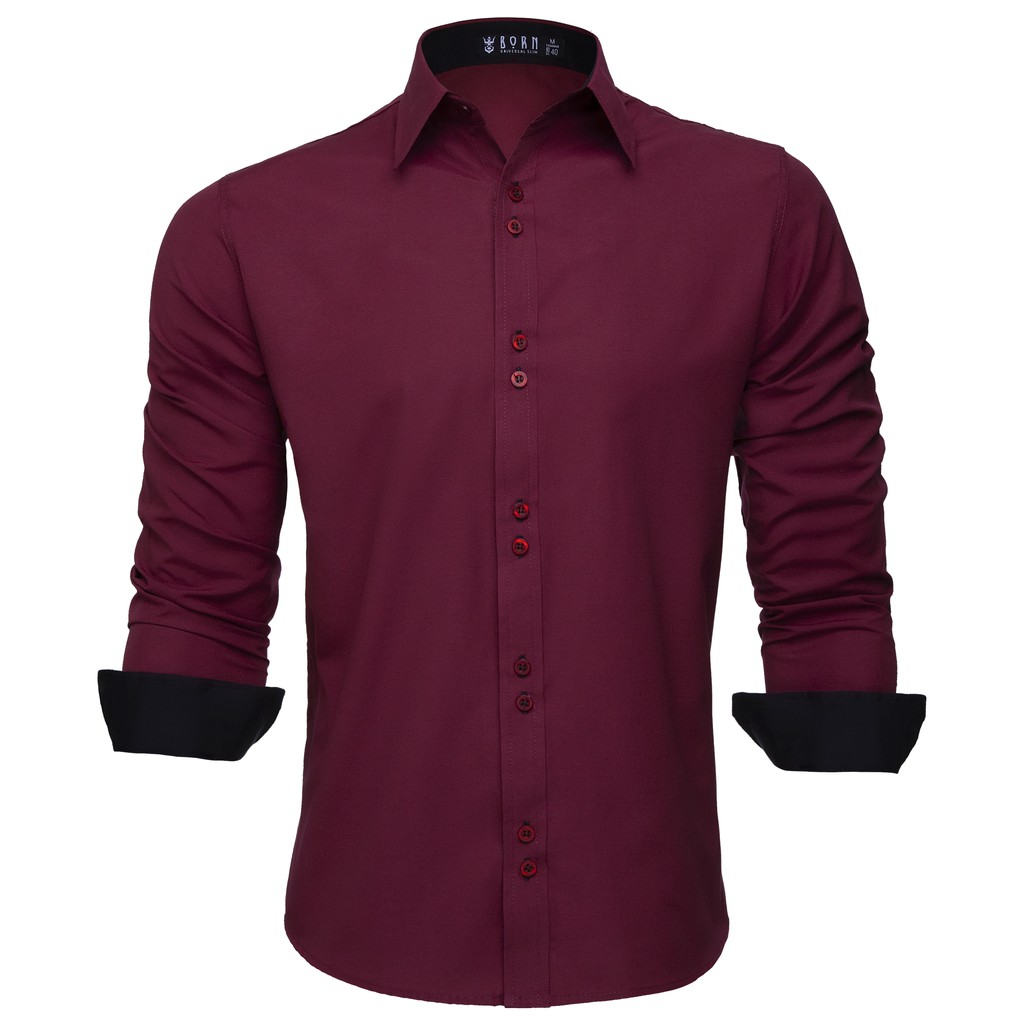 Camisa marsala sale masculina