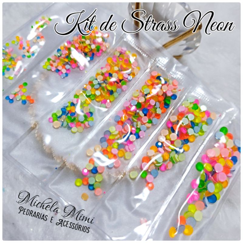 Kit Strass Neon | Shopee Brasil
