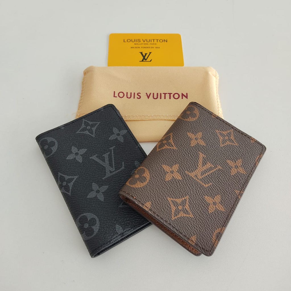Carteira Porta Cartão Louis Vuitton Masculina Couro