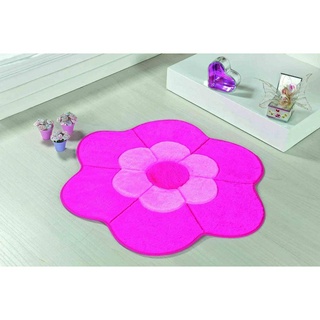 Tapete Para Quarto Pelucia Margarida Flor Pink