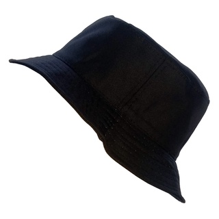 Chapéu Bucket Prada Grife Cor Preto Com Símbolo Dourado Luxo Unissex