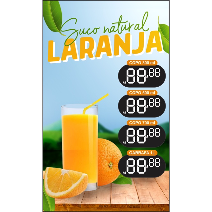 Banner Suco De Laranja Natural X Shopee Brasil