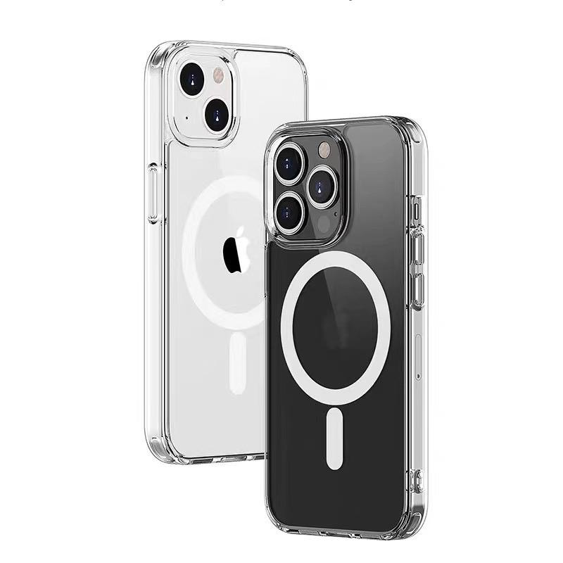 Iphone Capa Magnética Magsafe Transparente Para Carregador de Indução ...