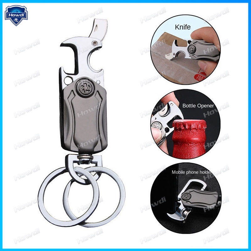 Chaveiro De fidget Criativo Multifuncional Pingente De Garrafas Abridor De Motocicleta