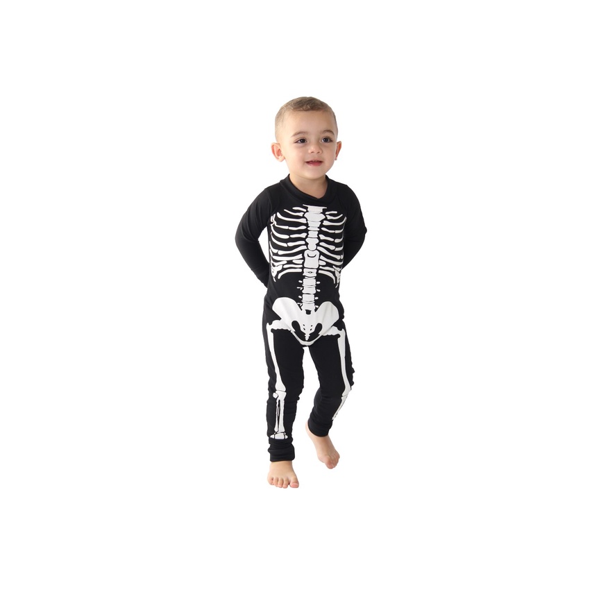 Fantasia Halloween Esqueletinho Baby