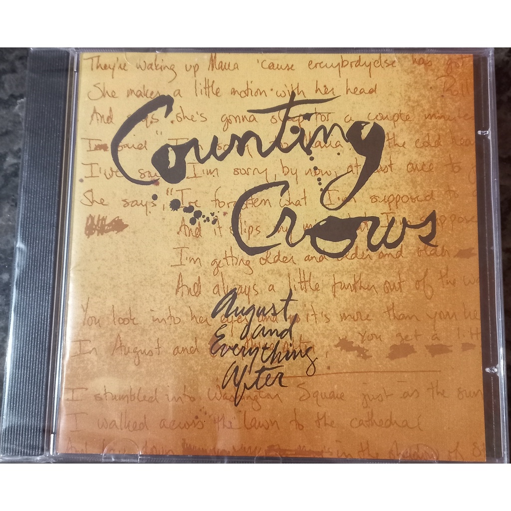 CD COUNTING CROWS AUGUST AND EVERYTHING AFTER LACRADO Shopee Brasil