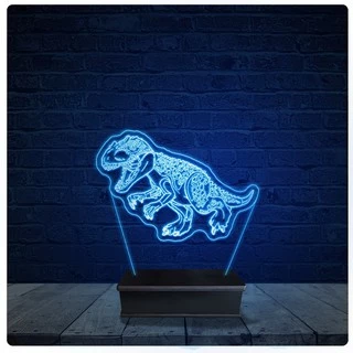 Luminária Led Acrilico Abajur - Dinossauro 04