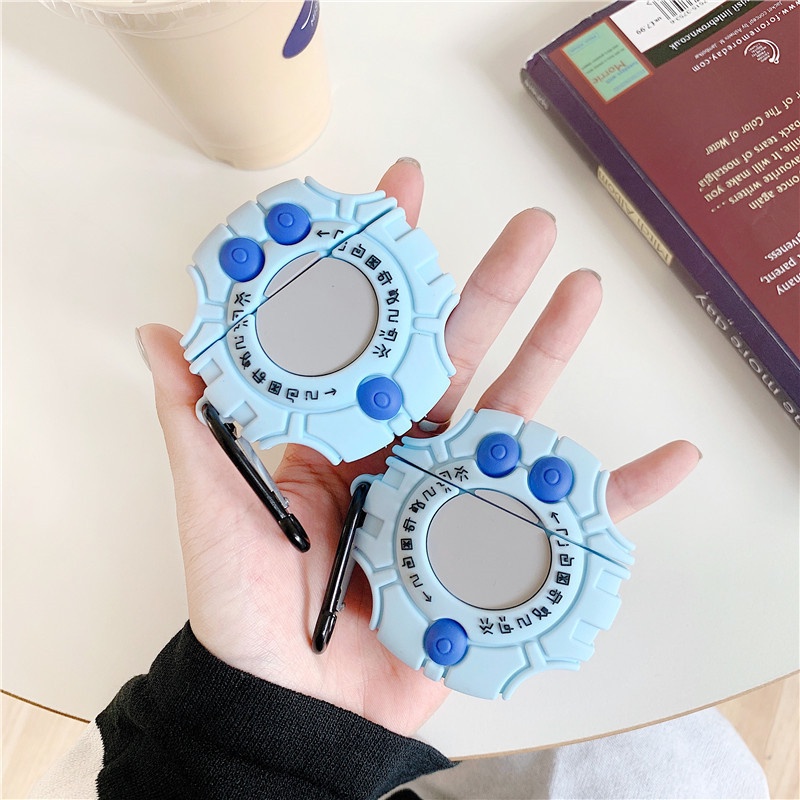 Capa Digital Monstro Digivice Para Apple Airpods Pro 1 2 3 Geração