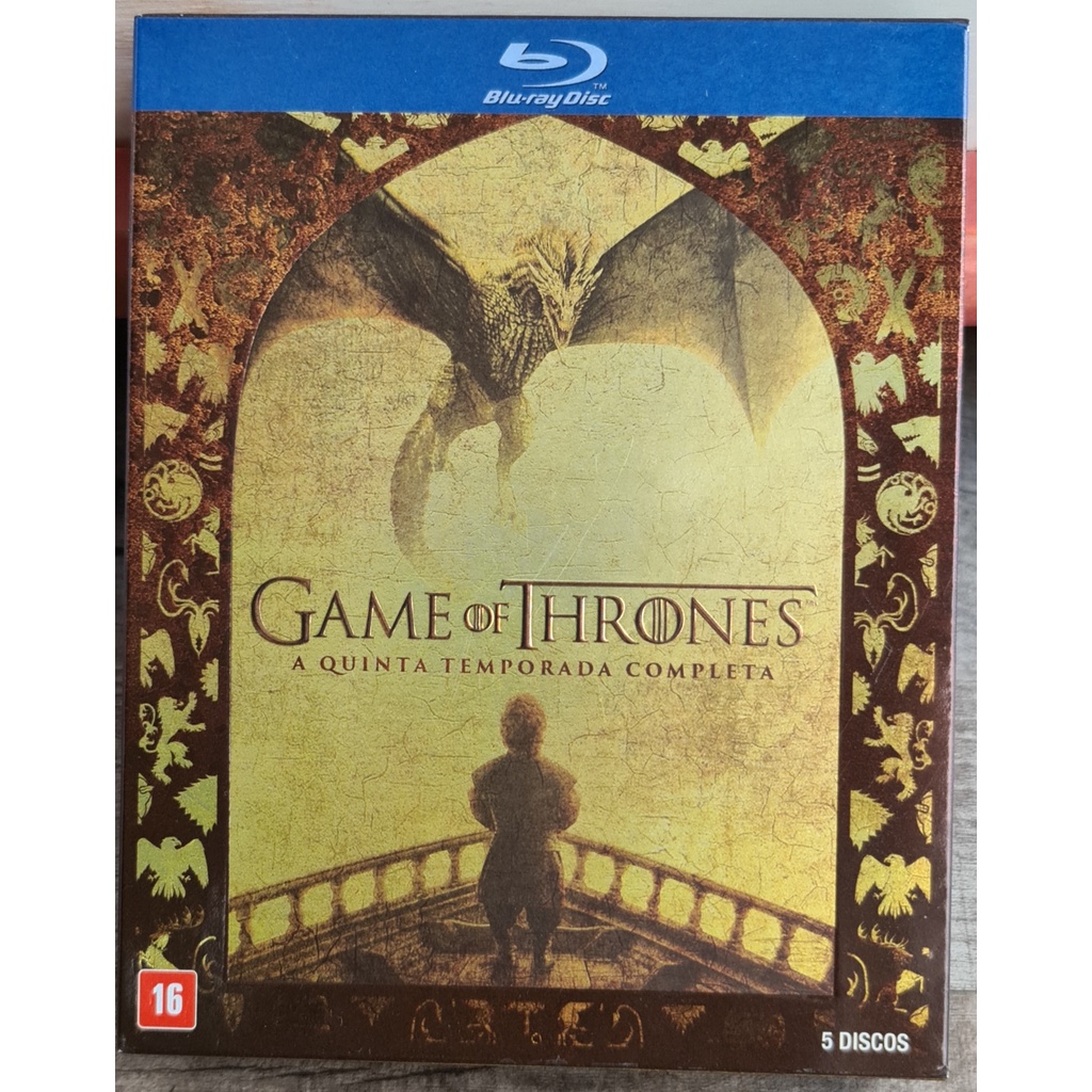 Bluray Game of Thrones 5 Temporada (box nacional metalizado) Shopee