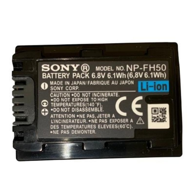 Lot 2 Batteries NP-FH50 + Chargeur LCD USB Pour Sony - NEUF