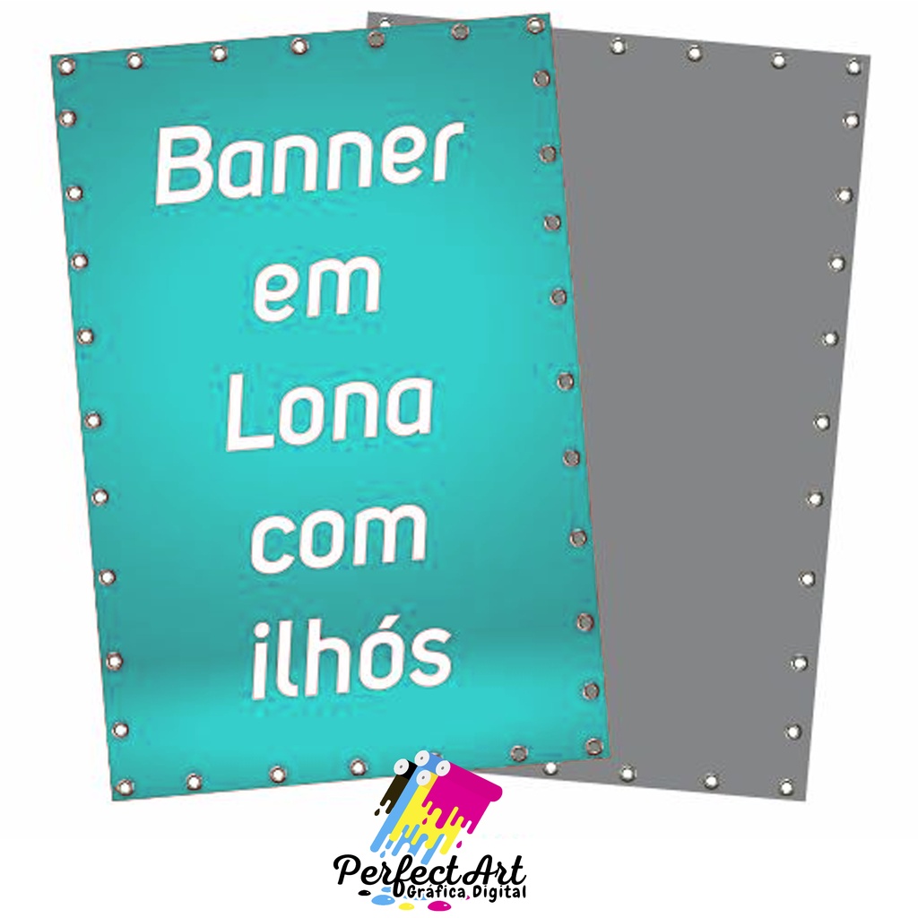 banner lona com ilhoes 0,70X2,85cm | Shopee Brasil