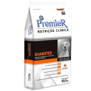 Ração Premier Nutrição Clínica Diabetes Raças Médias e Grandes 10,1kg