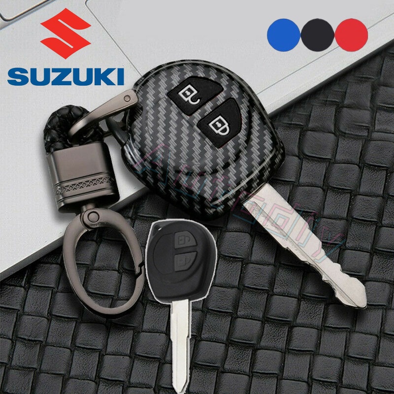 Capa De Chave Remota De Fibra De Carbono Para Suzuki Grand Vitara Swift