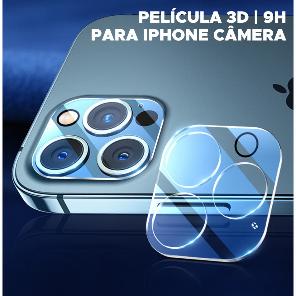 Película Protetor para Lente de Câmera iPhone 11/ 11 Pro/ 13/ 13 Pro ...