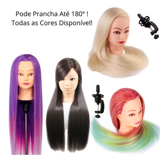 Cabeça De Boneca Para Treino De Corte E Penteados Cabeleireiro no Shoptime