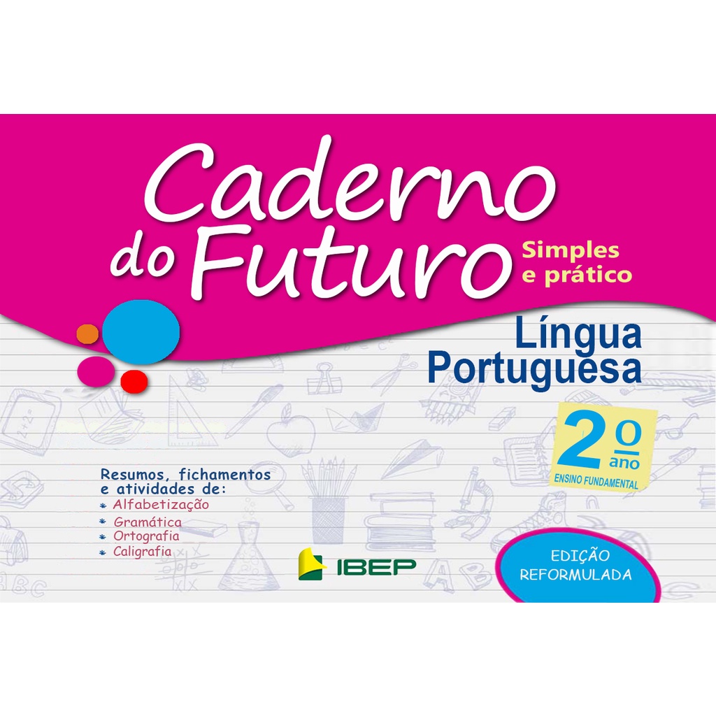 caderno do futuro português 2 ano do aluno sem resposta | Shopee Brasil