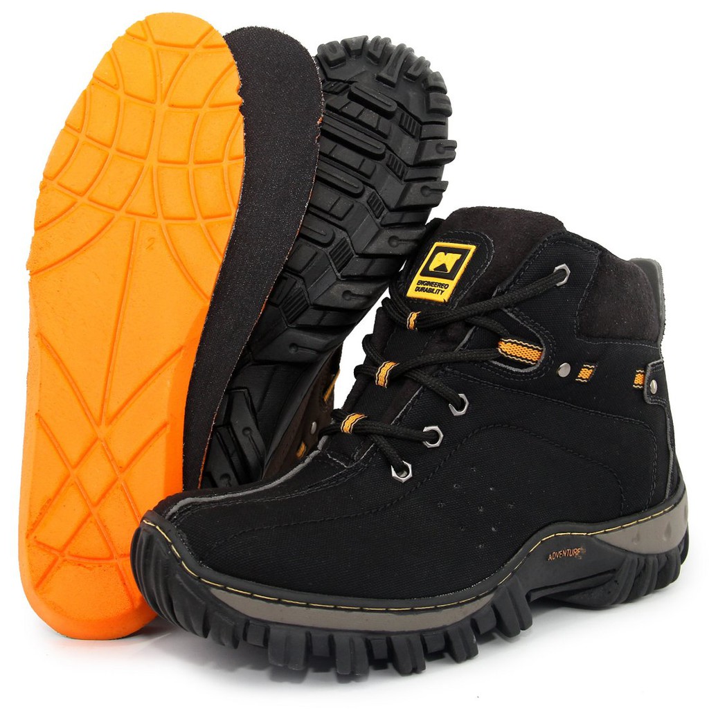 Bota Masculina Caterpillar Adventure Lona em Promoção