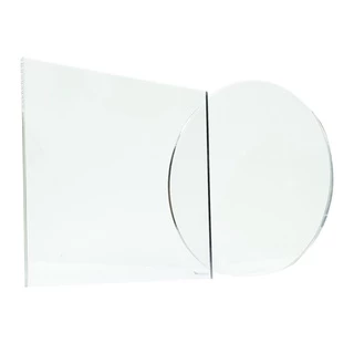 Chapa De Acrílico Cristal P/laser 35 Cm X 35 Cm 2mm quadrada