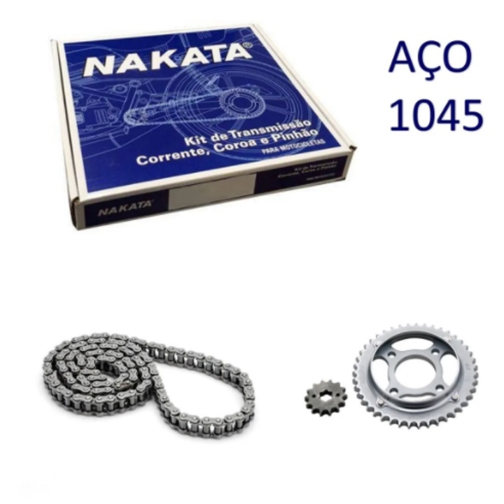 KIT TRANSMISSÃO RELAÇÃO SUNDOWN WEB 100 NAKATA