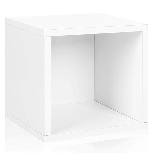 Nicho com fundo em mdf branco 1 peça 30x30x10