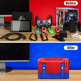 Para A Caixa De Transporte Do Switch , Storage Compatível Com O Nintendo/OLED Soft Shell Protetora De Viagem Acessórios Console Pro Controller