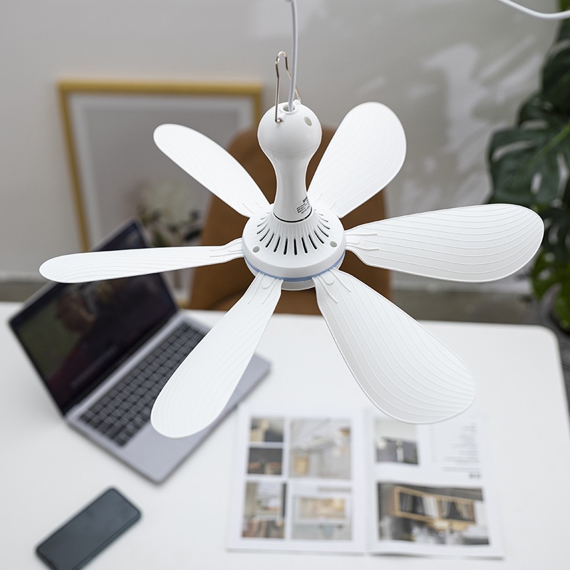 Mini Ventilador De Teto Super Silencioso Economia De Energia Elétrica