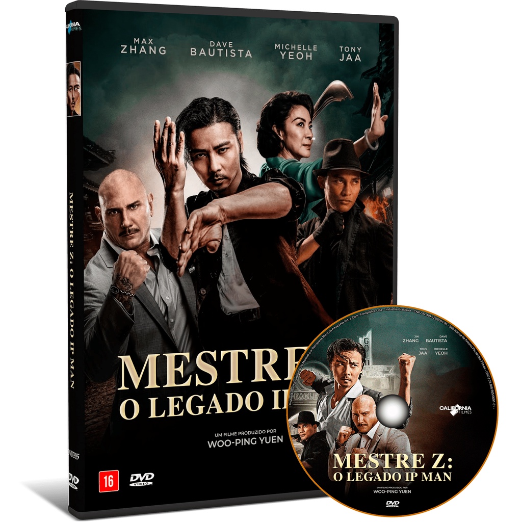 Coleção 4 Dvds O Grande Mestre Ip Man - Dublado Em Português