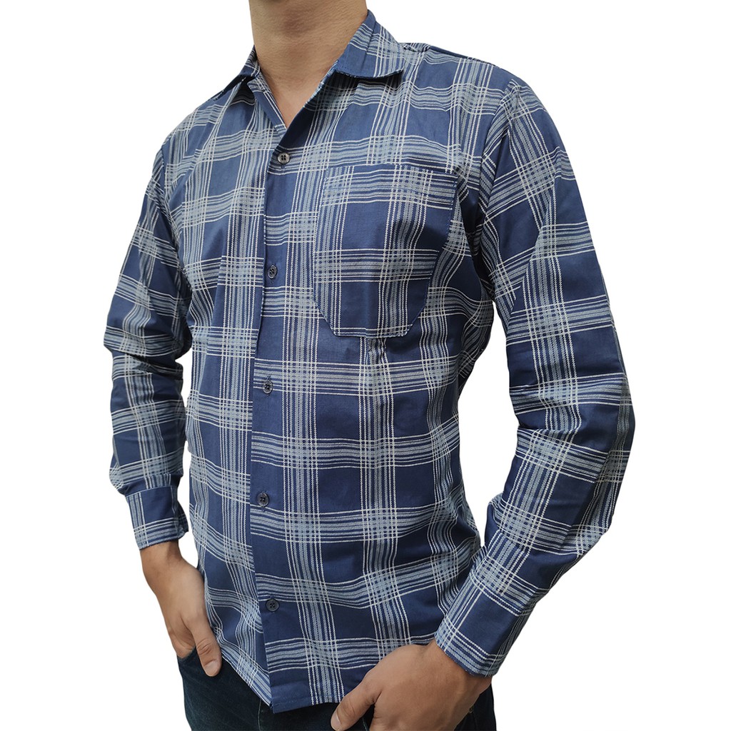 Camisa xadrez manga longa - Comprar em Fab.