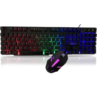 Kit Teclado e Mouse Gamer Shortcut K8 RAINBOW MBTech MB4443