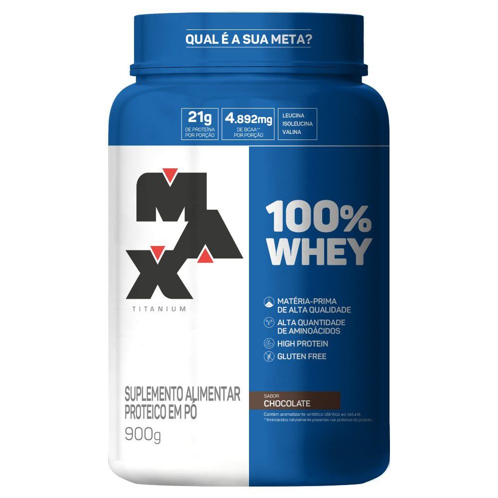 Whey Protein 100% 900g – Max Titanium