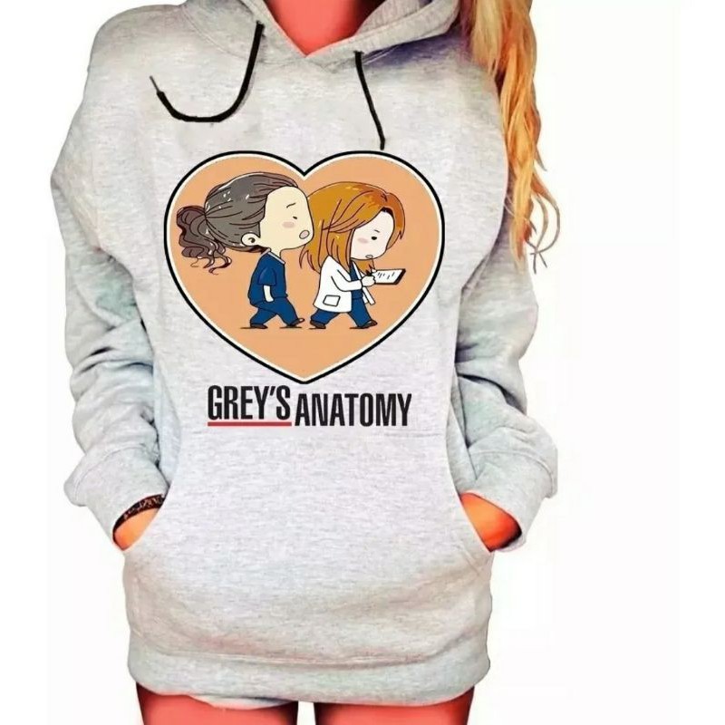 Blusa de frio feminina best sale greys anatomy