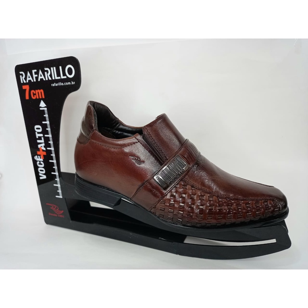 Sapato social com hot sale salto interno masculino