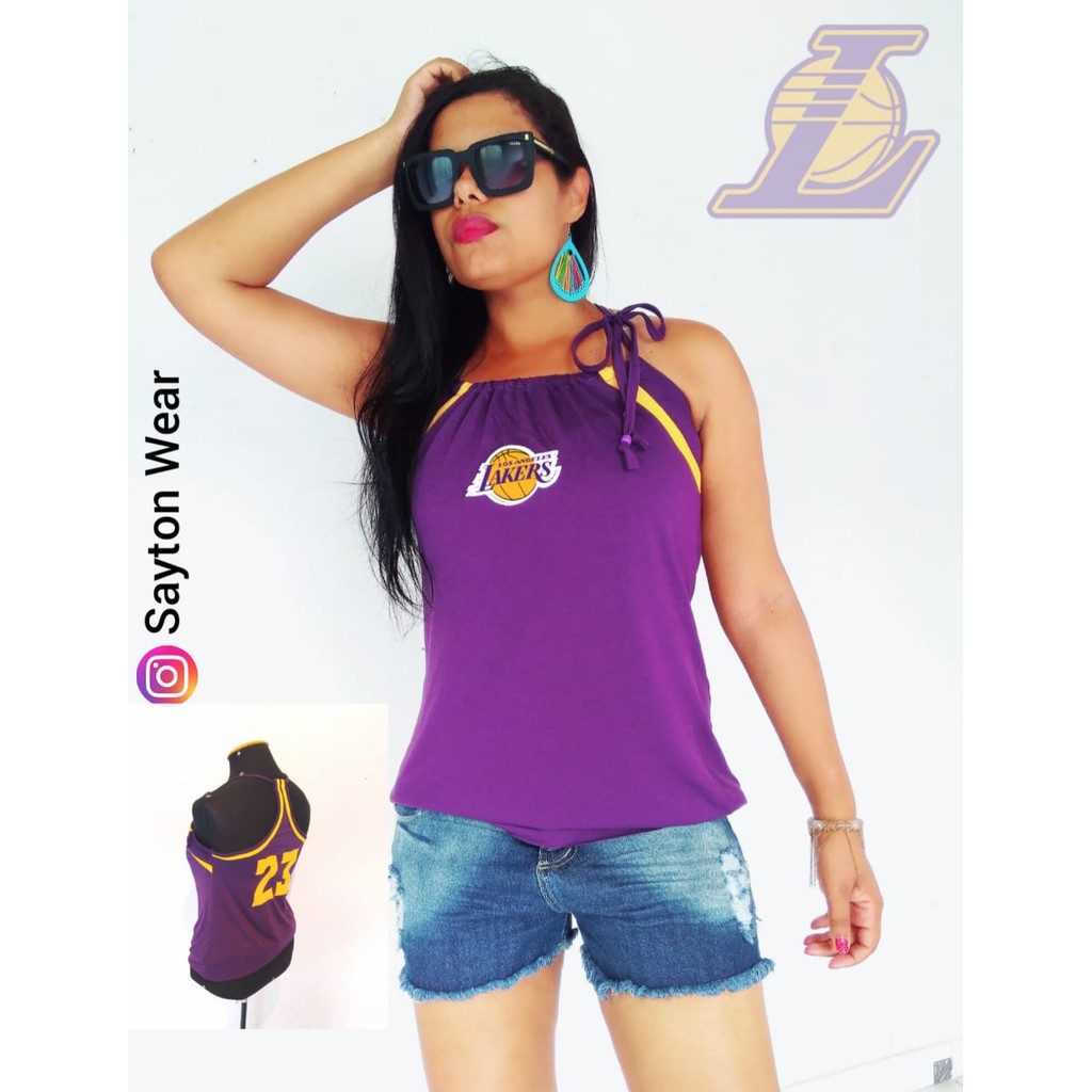 Camisa lakers feminina