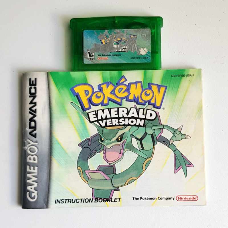 Pokemon Emerald do GBA original Americana 386 Pokedex