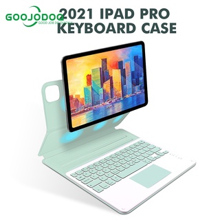 Capa de teclado Bluetooth com Touchpad para iPad Pro 11 2020 2021 2018 Air 4 10.9