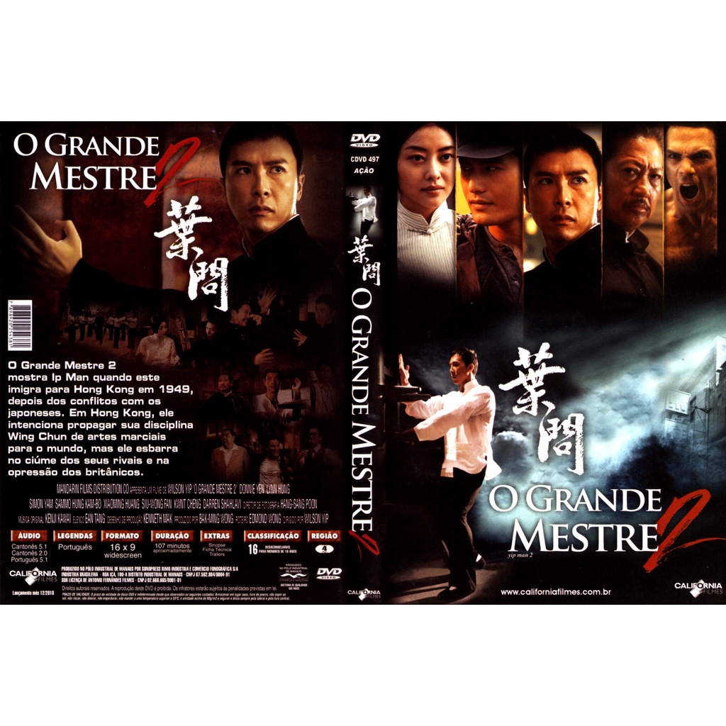 O Grande Mestre 1 E 2 Dvd Original Usado