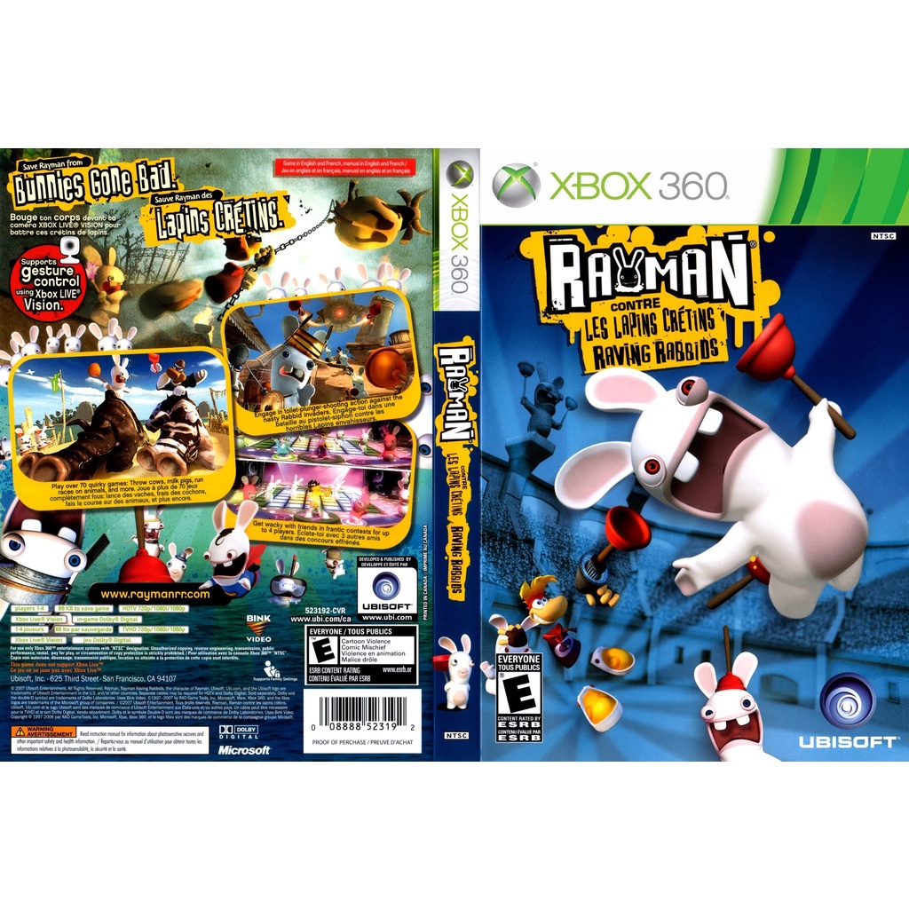 Rayman raving best sale rabbids xbox 360