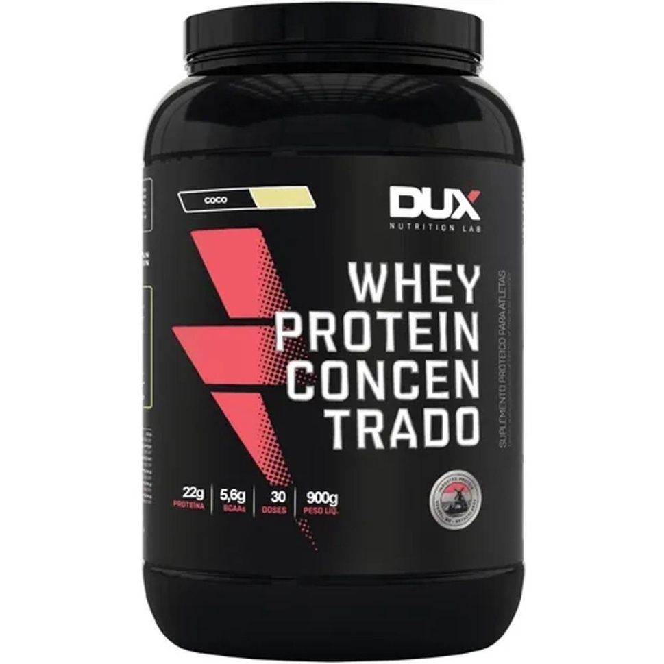Whey Protein Concentrado Coco – Pote 900g – Dux Nutrition