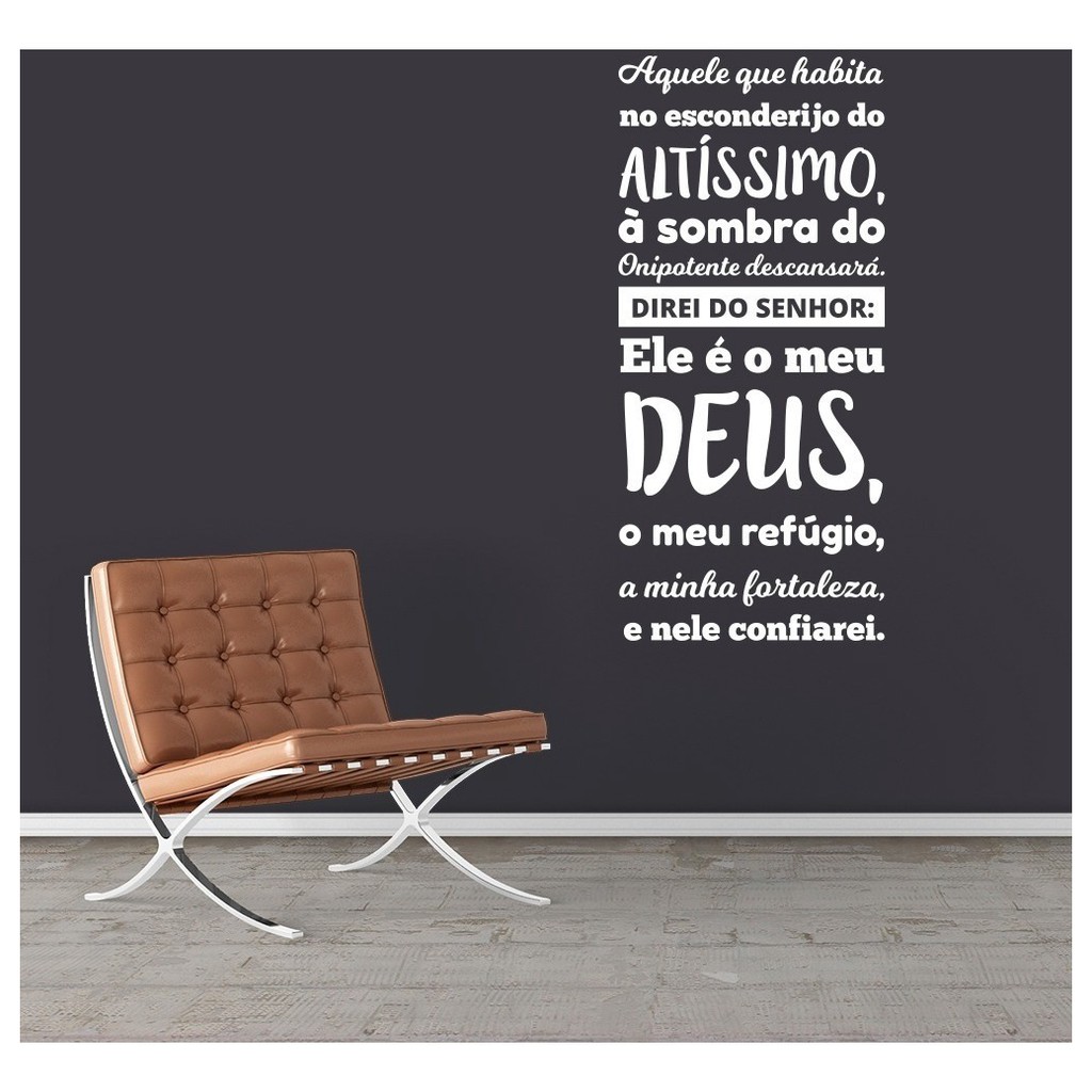 ADESIVO DECORATIVO SALMO 91 - Dexcolado