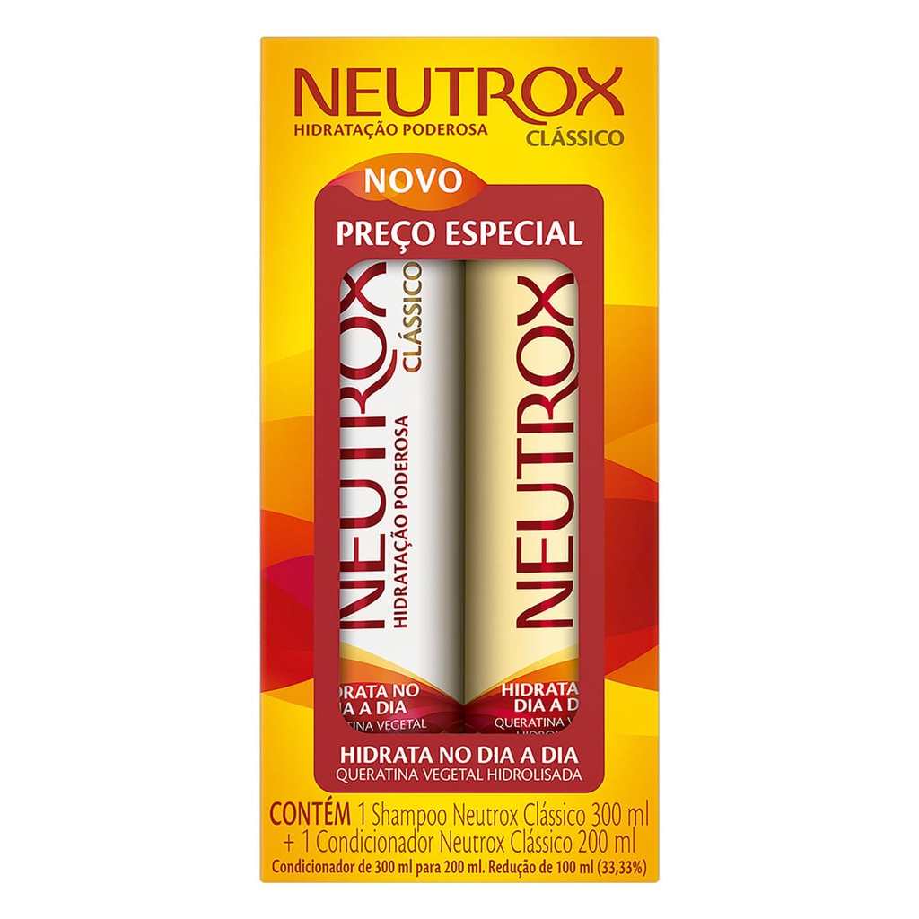 Kit shampoo neutrox + condicionador neutrox 300ML | Shopee Brasil